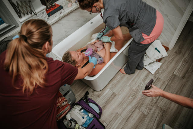 midwife waterbirth texas